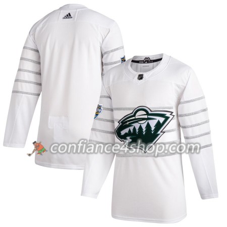 Adidas Maillot de Hockey Minnesota Wild Blank Blanc 2020 NHL All-Star Authentic - Homme